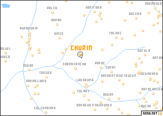 map of Churín