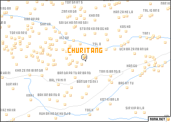 map of Chūri Tang