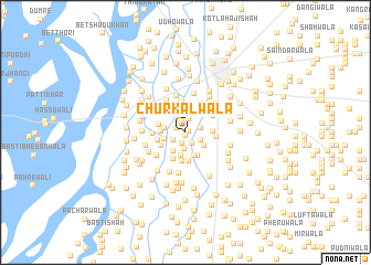 map of Churkalwāla