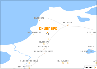 map of Churnevo