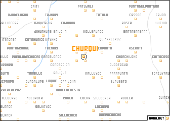 map of Churqui