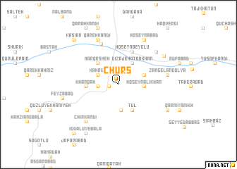 map of Chūrs
