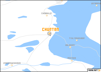 map of Churtan