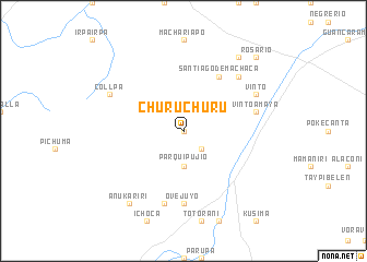map of Churu Churu