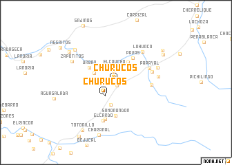 map of Churucos
