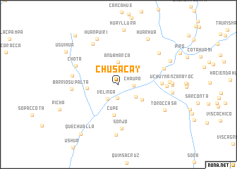 map of Chusacay