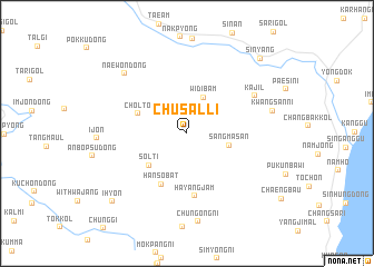 map of Chusal-li