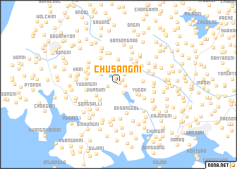 map of Chusang-ni