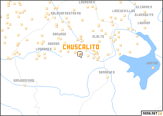 map of Chuscalito