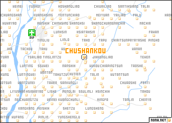 map of Chu-shan-kou