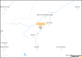 map of Chusi