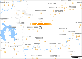 map of Chusong-dong