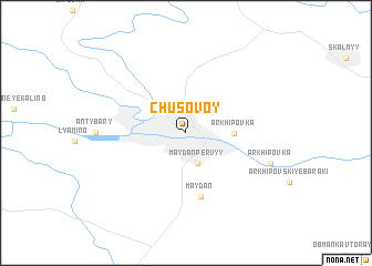 map of Chusovoy