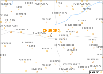 map of Chusovo