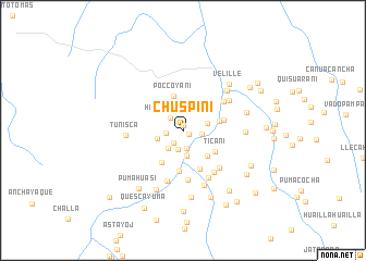 map of Chuspini
