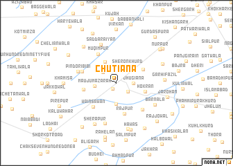 map of Chutiāna