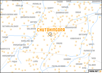 map of Chuto Hingora