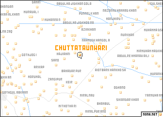 map of Chutta Taunwāri