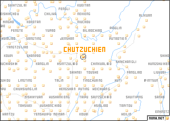 map of Chu-tzu-chien