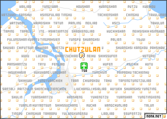 map of Chu-tzu-lan
