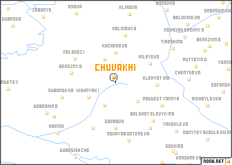 map of Chuvakhi