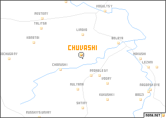 map of Chuvashi