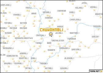 map of Chuwohnbli