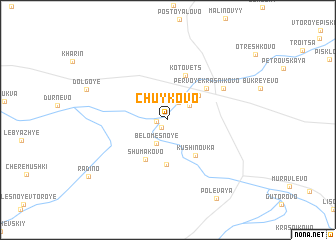 map of Chuykovo