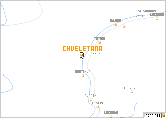 map of Chveletana