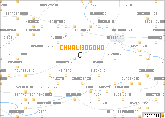 map of Chwalibogowo