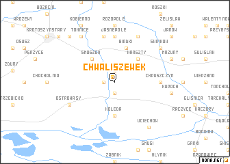 map of Chwaliszewek