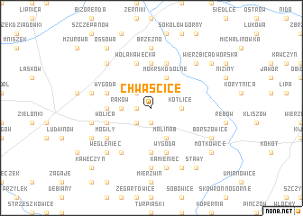 map of Chwaścice