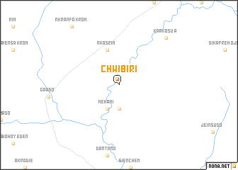 map of Chwibiri