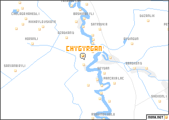 map of Chygyrgan