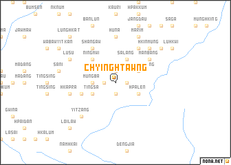 map of Chying Htawng