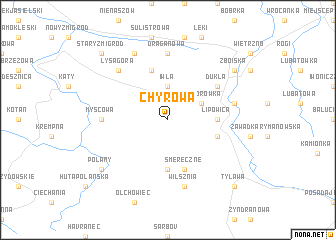 map of Chyrowa