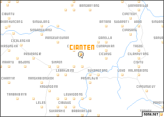 map of Cianten