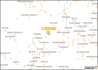 map of Cibahar