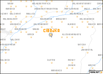 map of Cibajka
