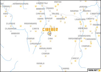 map of Cibeber