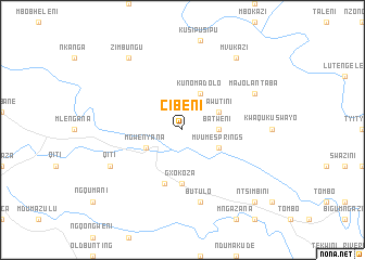 map of Cibeni