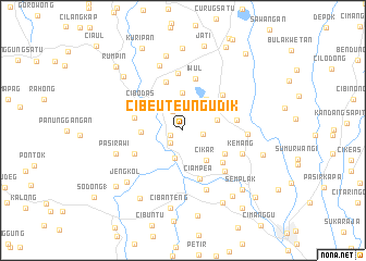map of Cibeuteung Udik