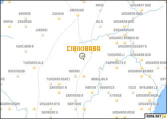 map of Cibiki Baba