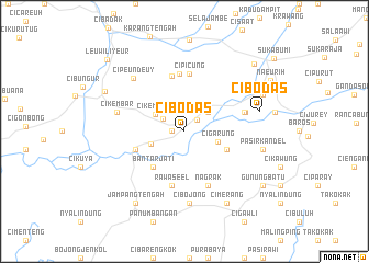 map of Cibodas