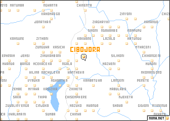 map of Cibojora