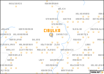 map of Cibulka
