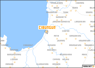 map of Cibungur