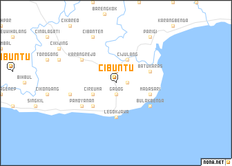 map of Cibuntu