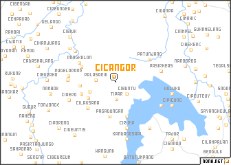 map of Cicangor