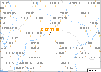 map of Cicantigi